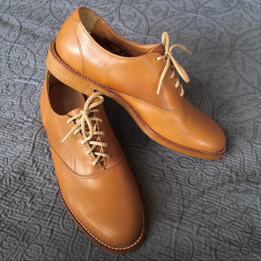 Men’s vintage leather oxfords, 7.5
